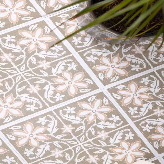 Floor Pops Lillium Green Self Adhesive Vinyl Floor Tiles, Pack of 10 (0.93sqm), W/D/H: 30.48 x 30.48 x 30.48 mm – 1