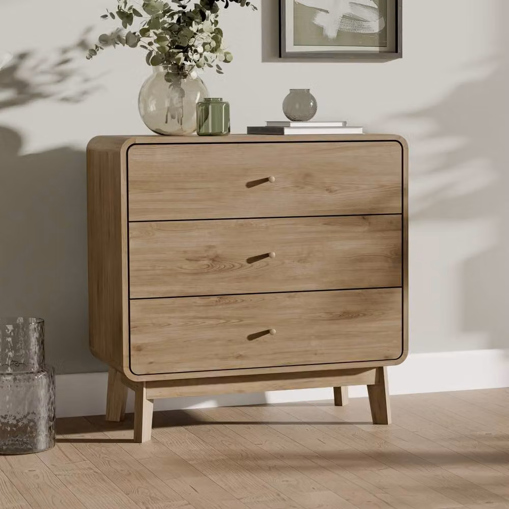Cheshire Premium Freya 3 Drawer Chest in Beige – 2