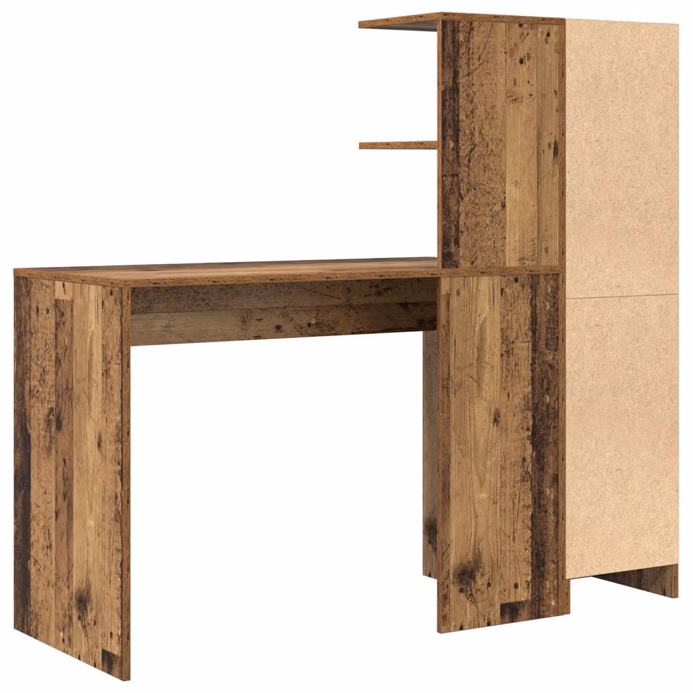 Berkfield Modern Wall Mounted Floating Writing Desk in Brown – 4