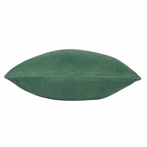 Riva Home Solo Square Velvet Cushion in Green, W/D/H: 45 x 45 x 45 cm – 2