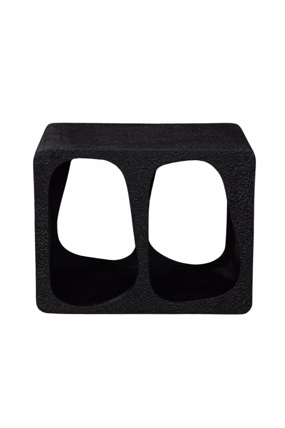 IH Design Otis Block Side End Table in Black, W/D/H: 35 x 35 x 46 cm – 4