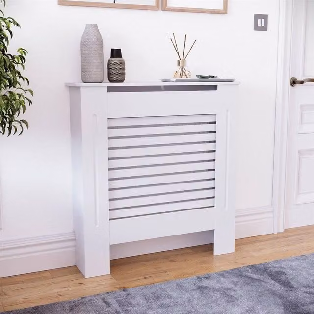FORGEVIO Modern Small White Lacquered MDF Wood Cabinet Doors – 1