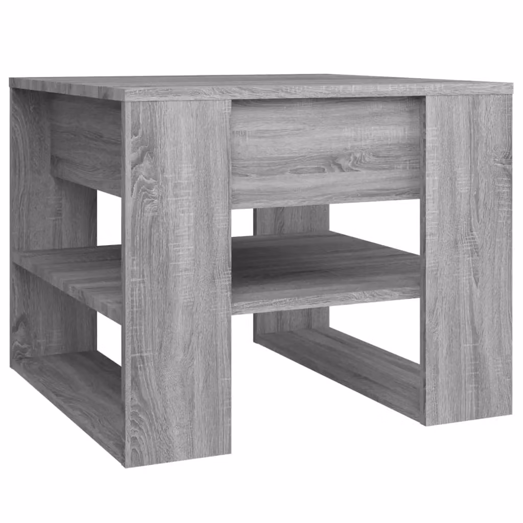 Berkfield Home Grey Sonoma Coffee Table, W/D/H: 55.5 x 55.5 x 45 cm – 2