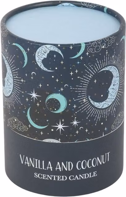 KDMK Blue Moon Vanilla Coconut Soy Wax Candle, Blue