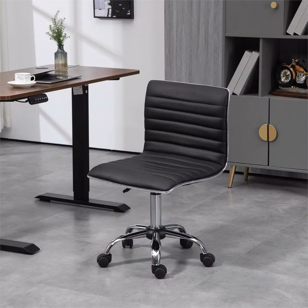 Kelvenix Ergonomic Executive Office Chair in Black Synthetic Leather – 2