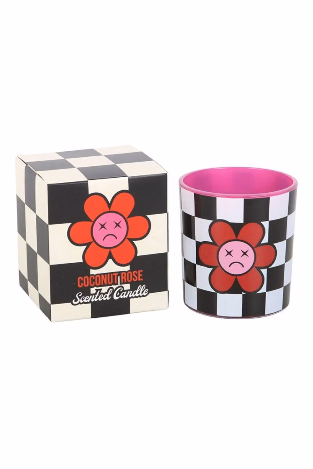 KDMD Sad Flower Coconut Rose Scented Candle in Black with 35-Hour Burn Time – 2