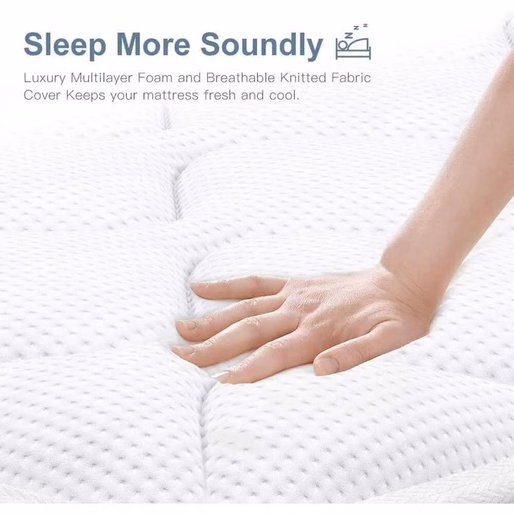 FORGEVIO Small Double Luxury Orthopaedic Mattress in Blue, W/D/H: 120 x 190 x 25 cm – 2