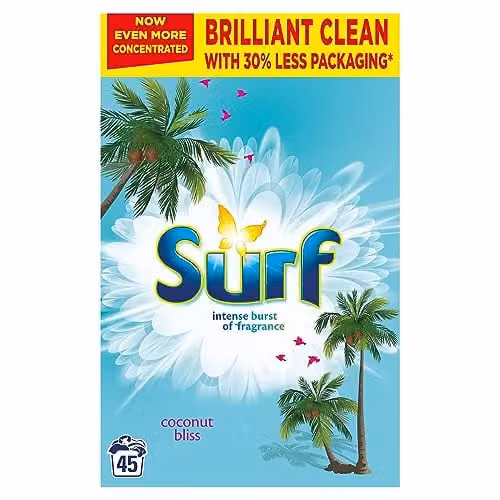 Surf Coconut Bliss Concentrated Laundry Powder, 2.25kg