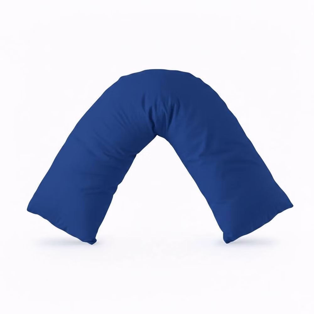 Snug City V Shape Maternity Pillowcase in Blue Polycotton – 2