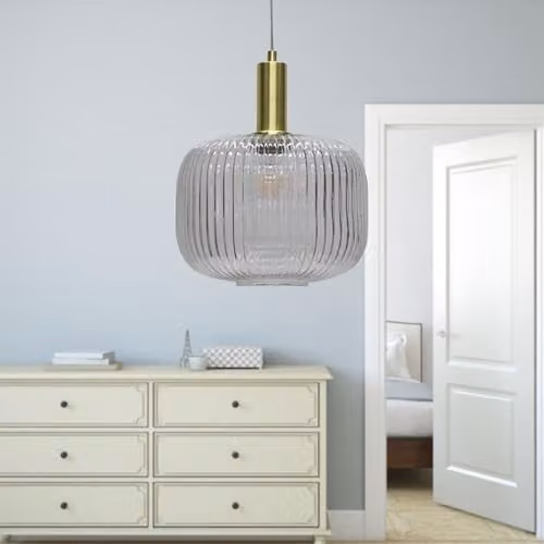 First Choice Lighting Celine Ceiling Pendant Flex Suspension Kit in Gold/Brass – 2