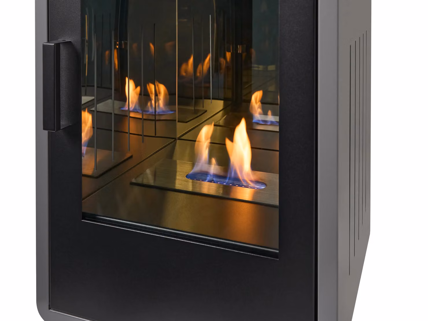 Adam Fires & Fireplaces Bellini Bio Ethanol Stove in Grey – 6