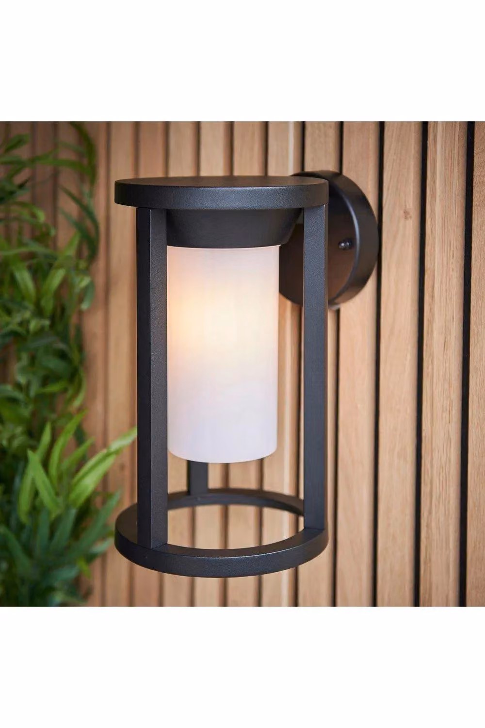 Netlighting Braden Modern LED Exterior Wall Light in Black, IP44 Rated – 3