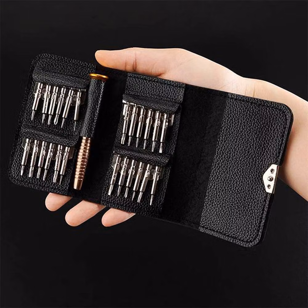 FLAVORA 25-Piece Magnetic Multi-purpose Repair Tool Kit in Metallic Silver – 5