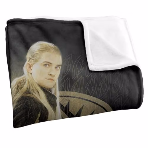 Warner Bros. Lord of the Rings Legolas Silky Touch Super Soft Fleece Throw Blanket, Multicolour, W: 127 cm x L: 152.4 cm – 2