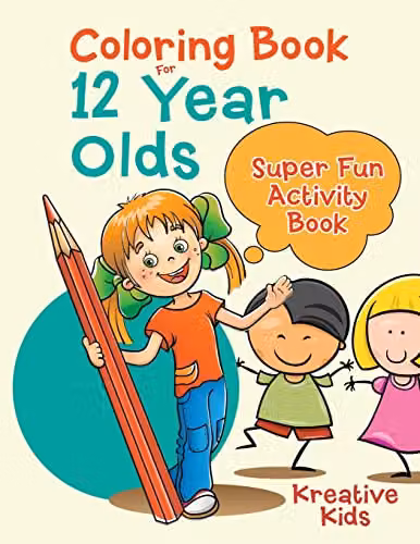 Kreative Kids Multicolour Super Fun Activity Colouring Book for Children