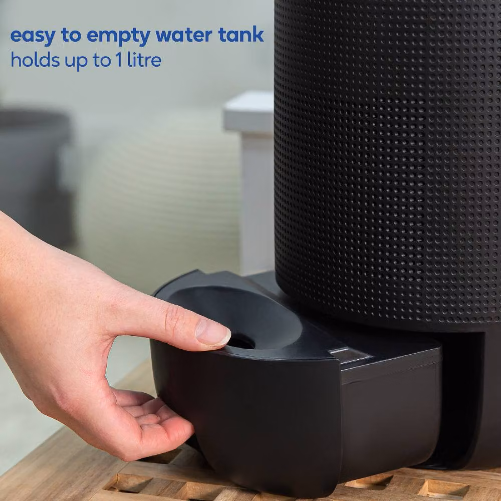 Russell Hobbs 1L 2-in-1 Dehumidifier with LED Lighting and Auto Cut Off, Black (RHDH1101) – 6