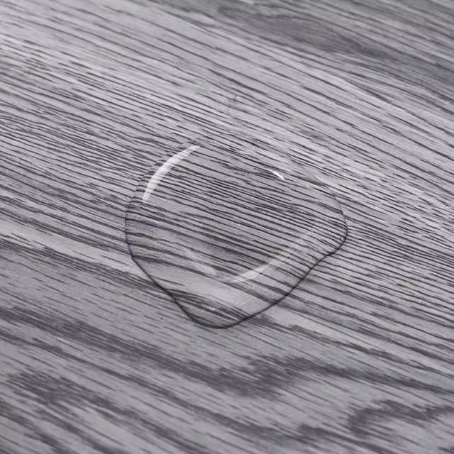 Kidkid 36-Piece Grey Wood Grain Self-Adhesive PVC Plank Flooring