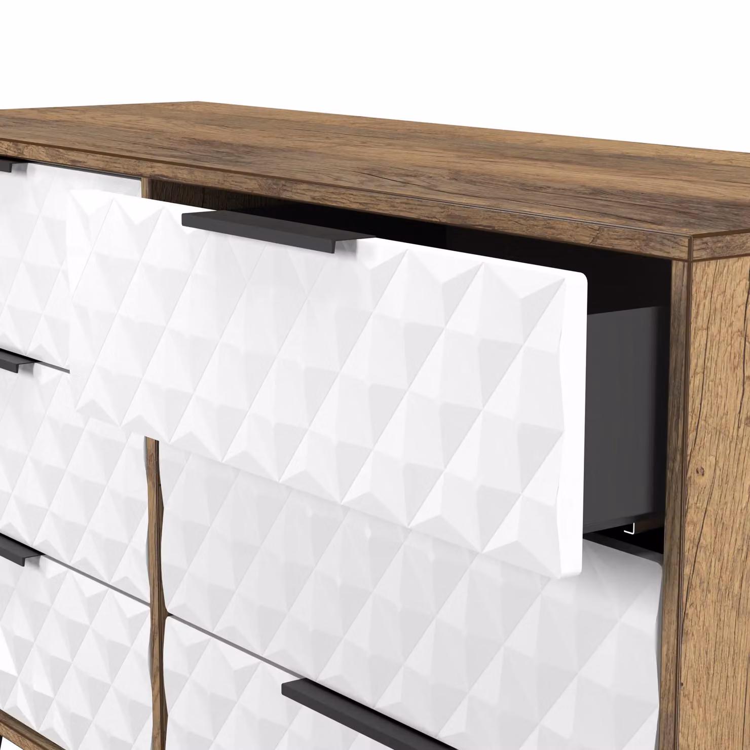 2 U Islay Ready Assembled 6 Drawer Wide Chest in White – 3