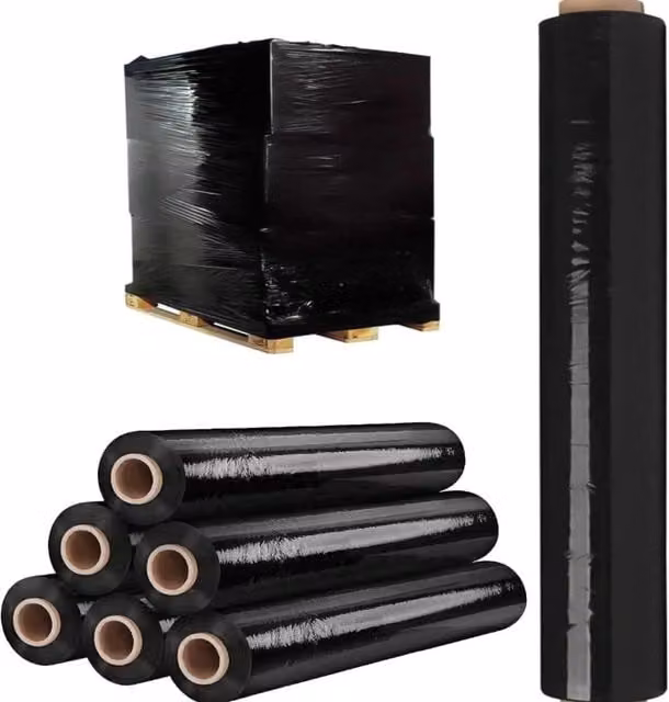Groundlevel Extra Strong Black Pallet Shrink Wrap Film