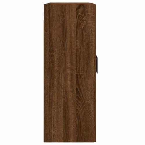 vidaXL Wall Mounted Cabinet in Brown and Black, W/D/H: 69.5 x 34.0 x 90.0 cm – 4