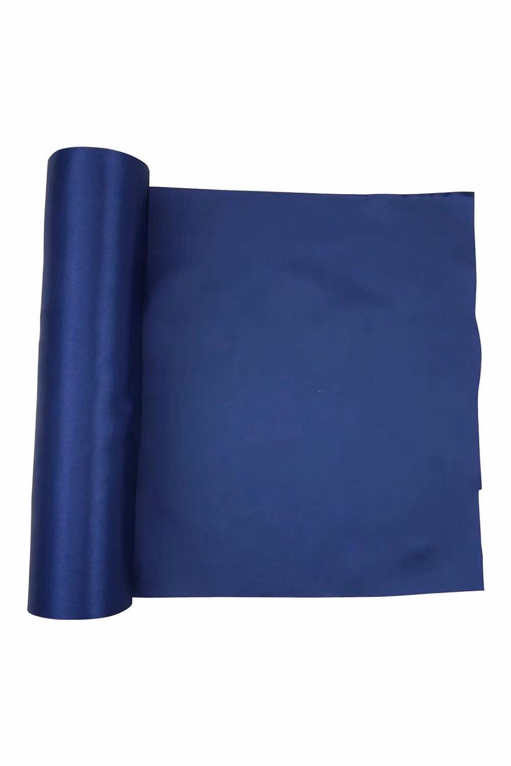 Neel Blue Solid Satin Fabric Roll in Navy for Wedding Décor and Drapery, W: 20 cm, H: 29 cm – 4