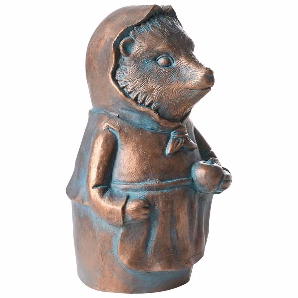 Wyld and Coco Brown Ceramic Hedgehog Figurine, Height: 37 cm – 2