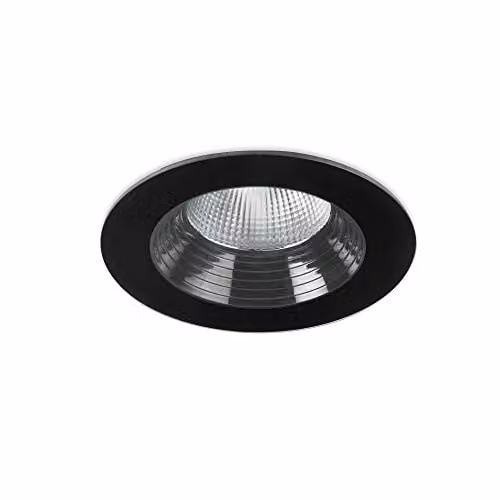 Netlighting Dako Outdoor LED Recessed Downlight, Black, 695lm, 3000K, IP65 – 1