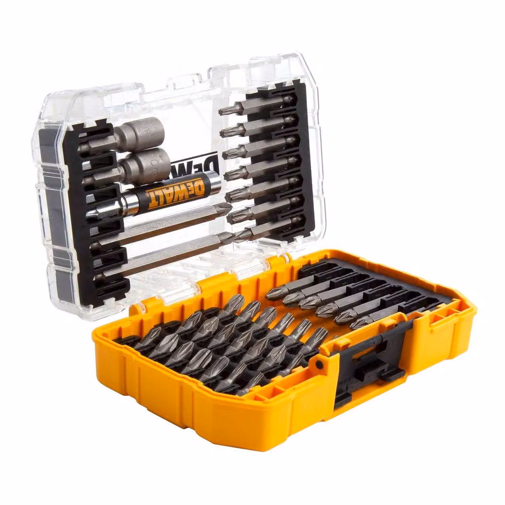 DeWalt 40 Piece Yellow Drill Bit Set with Bit Holder – 2