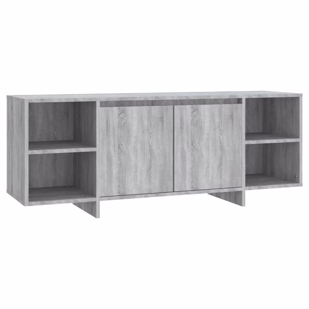 Berkfield Home Grey Sonoma TV Cabinet in Engineered Wood W/D/H: 130 x 35 x 50 cm – 2