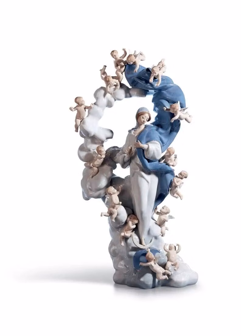 Lladró Immaculate Virgin Limited Edition White Porcelain Figurine