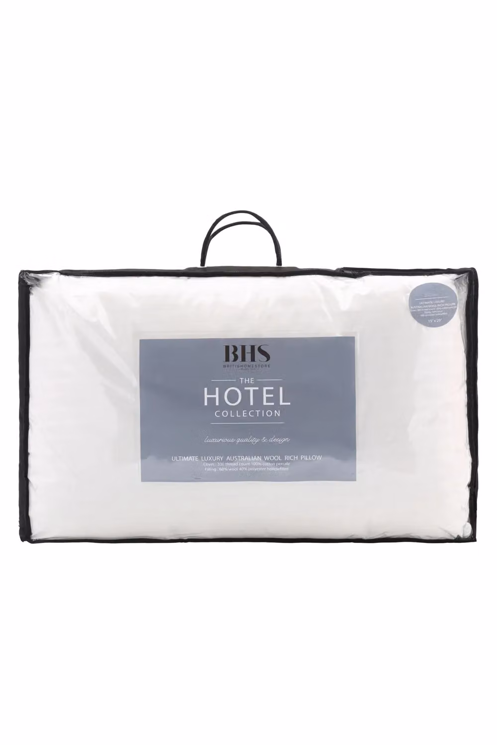 BHS 5 Star Hotel Collection Australian Wool Single Pillow in White – 2