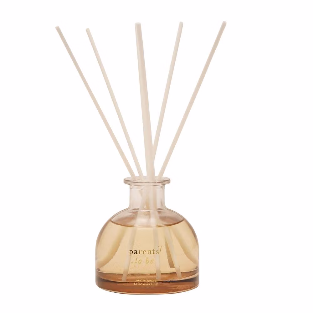 Bambino by Juliana Parents To Be Reed Diffuser, 150ml, Brown, White and Gold Glass Tabletop Diffuser with Fresh and Spicy Scent – 2