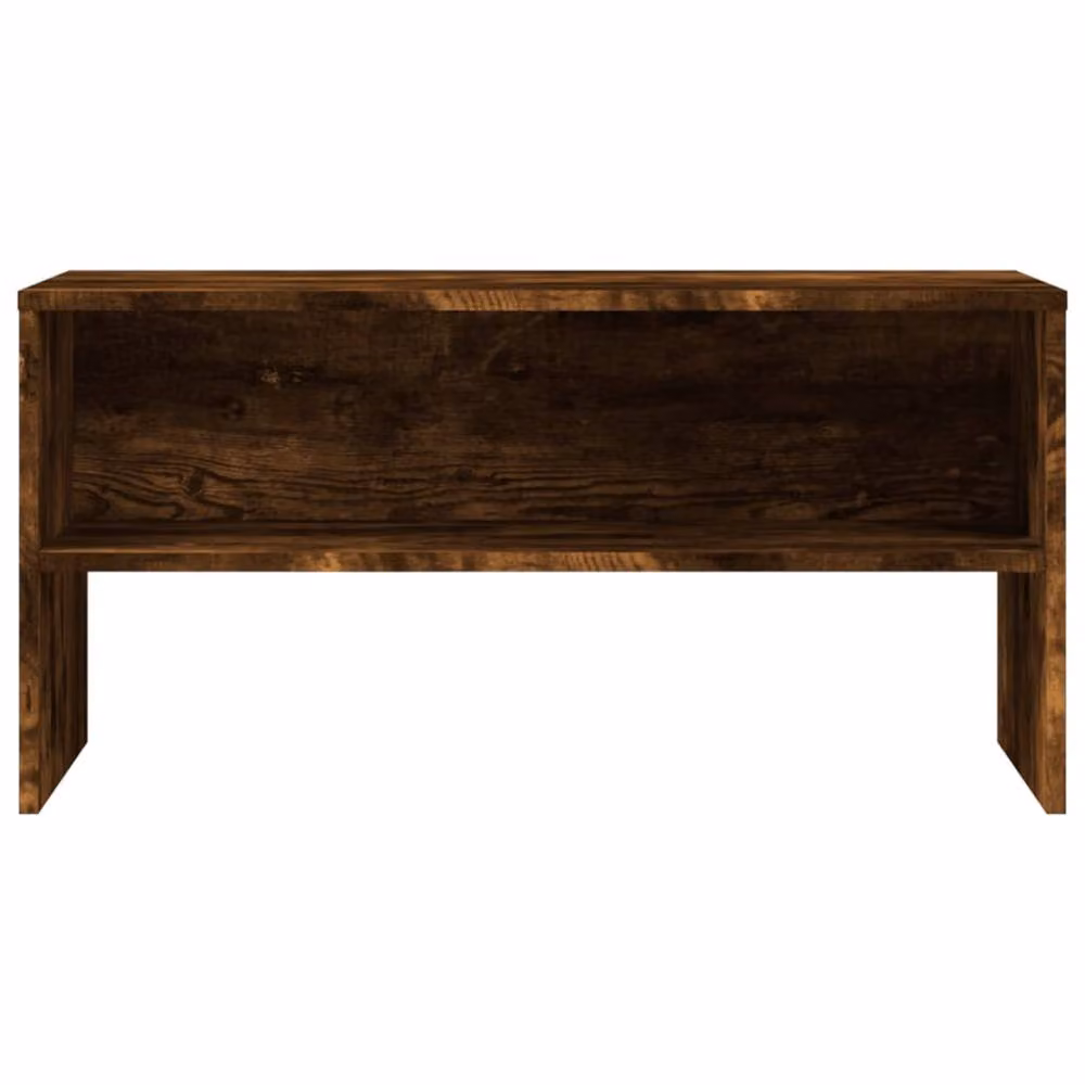 Berkfield Home Smoked Oak TV Cabinet in Brown, W/D/H: 80 x 40 x 40 cm – 4