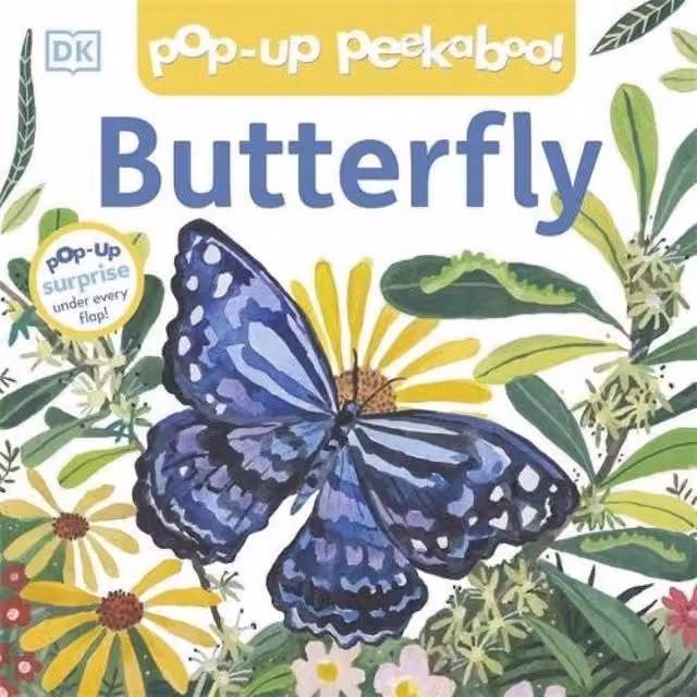 DK Pop-Up Peekaboo Butterfly Multicolour Paper Childrens Book