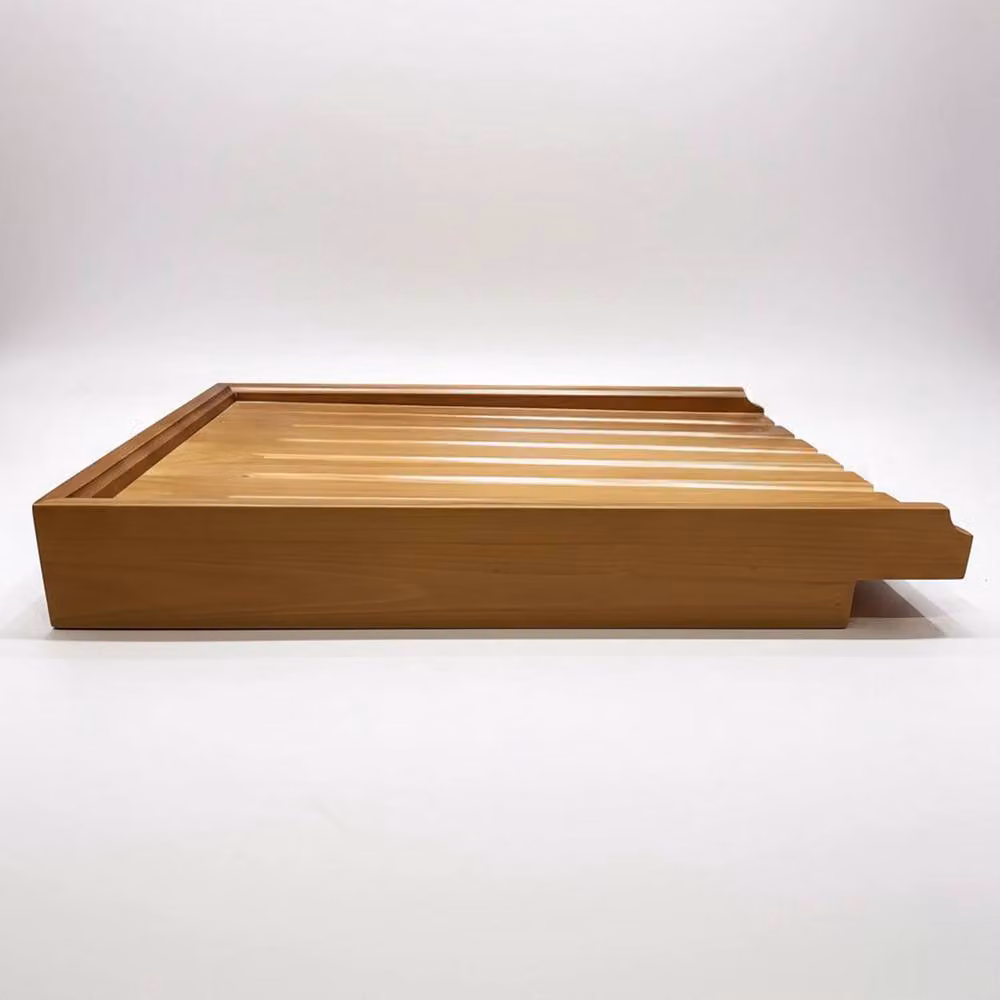 PAWNORA Wooden Kitchen Sink Drainer Board with Lip, Brown, W: 65.0 cm, D: 38.0 cm, H: 380.0 cm – 3