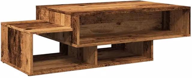 Berkfield Home Old Wood Coffee Table in Brown, W/D/H: 105 x 55 x 32 cm