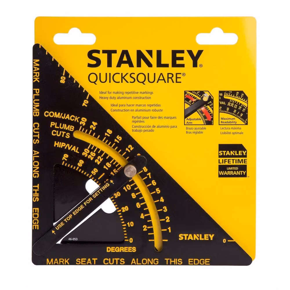 Stanley Adjustable Quick Square in Black – 3