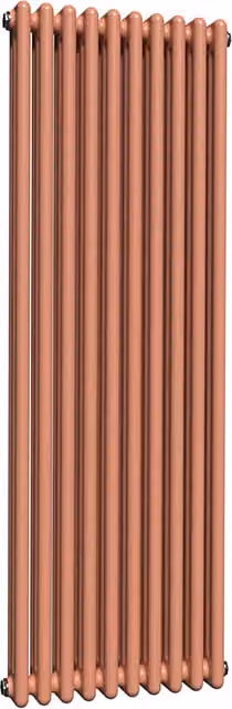 Lux Heat Coral Vertical Coloured Column Radiator, H 150 cm x W 47 cm