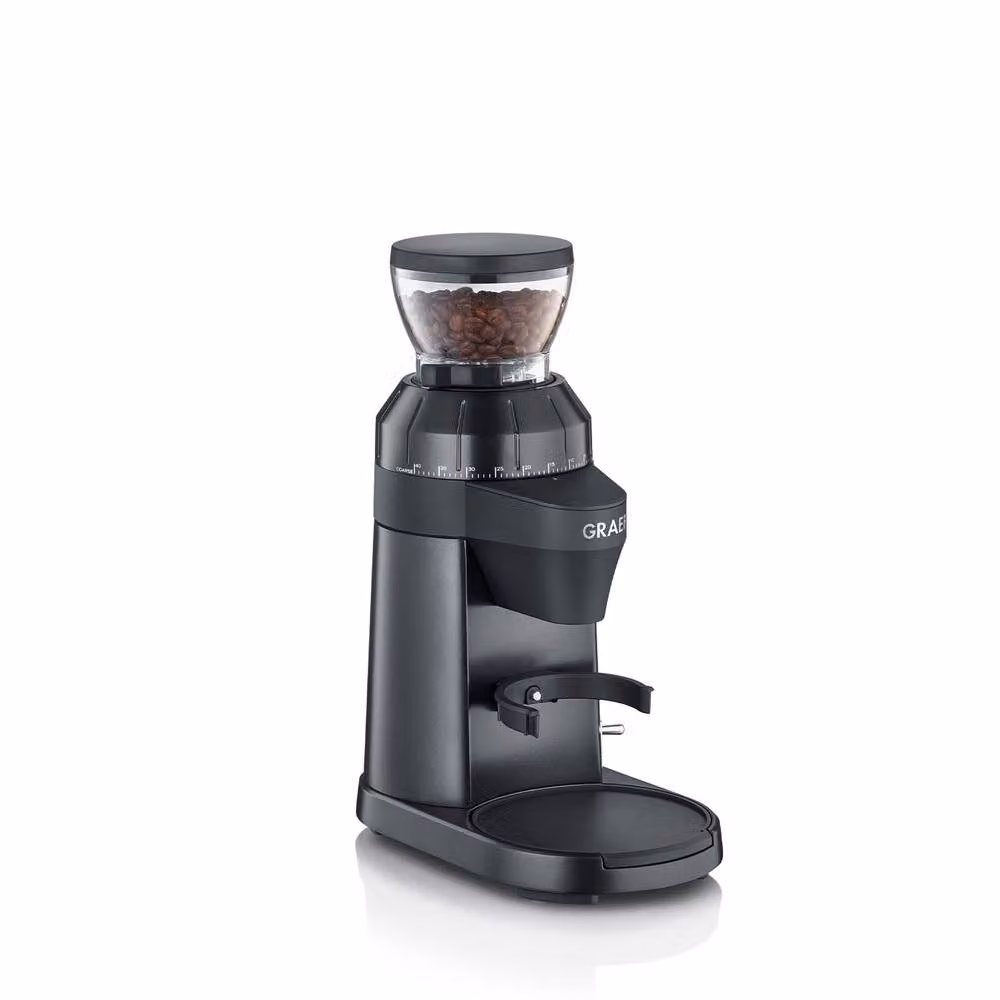 Graef EliteGrindX Electric Conical Burr Coffee Grinder with 40 Settings and LED Display in Black and Stainless Steel – 2