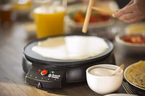Russell Hobbs Electric Crepe and Pancake Maker, 1200W, Black, 30cm Non-stick Hotplate – 5