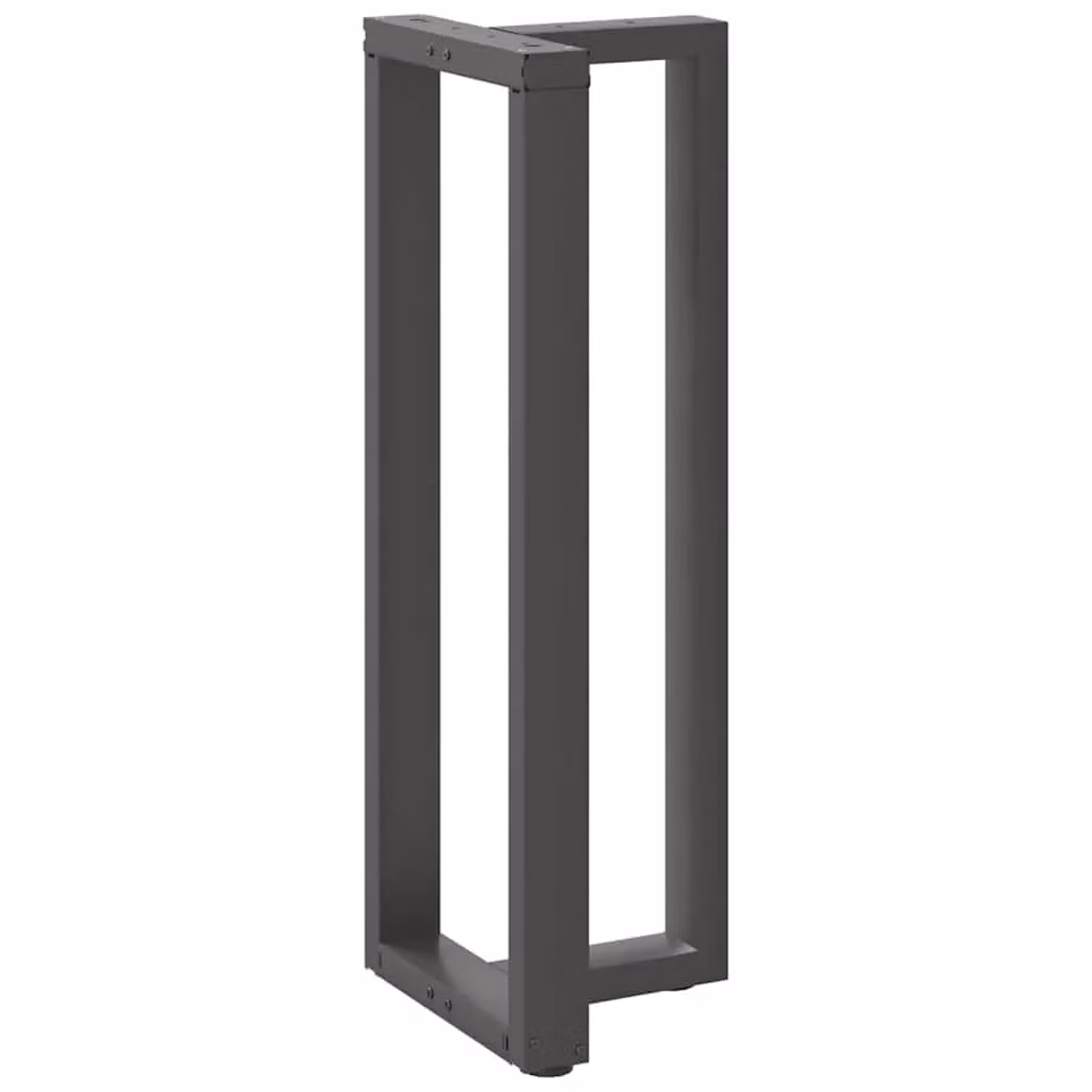 Berkfield Home T-Shaped Bar Table Legs, 2 Piece Anthracite and Black Steel, W/D/H: 50 x 35 x 110 cm – 3