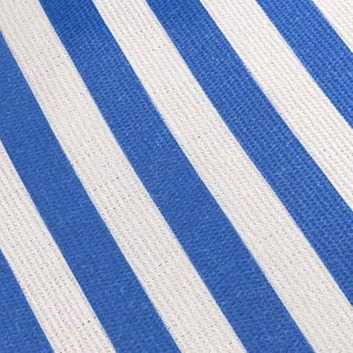 Furn Deck Stripe Woven Outdoor Cushion in White and Blue, 59 x 59 cm – 2