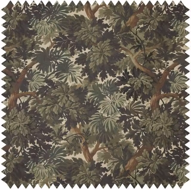 House of Hackney FORIS Cotton Linen Verdure Green Adult Bedding