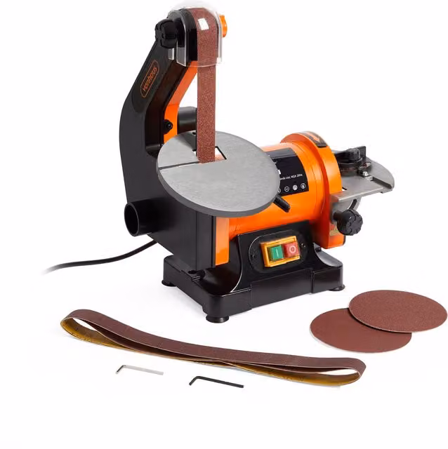 VonHaus Benchtop Belt and Disc Sander in Black – 1