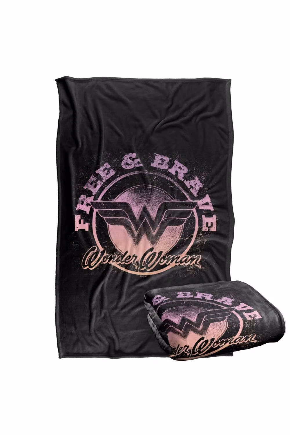 Warner Bros. Wonder Woman Free & Brave Super Soft Fleece Throw Blanket, Multicolour, W: 91 cm, D: 147 cm – 7