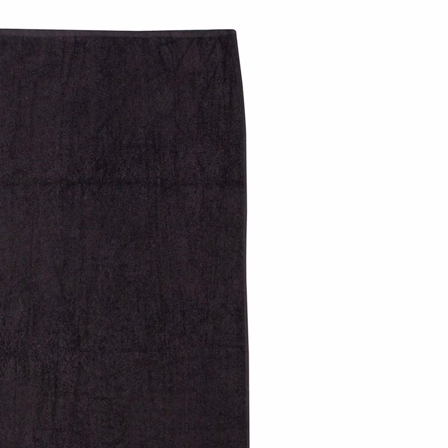 Towel City Black Cotton Hand Towel with Hanging Loop – 2
