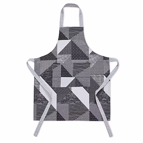 Catherine Lansfield Larsson Geo Apron in Grey – 1