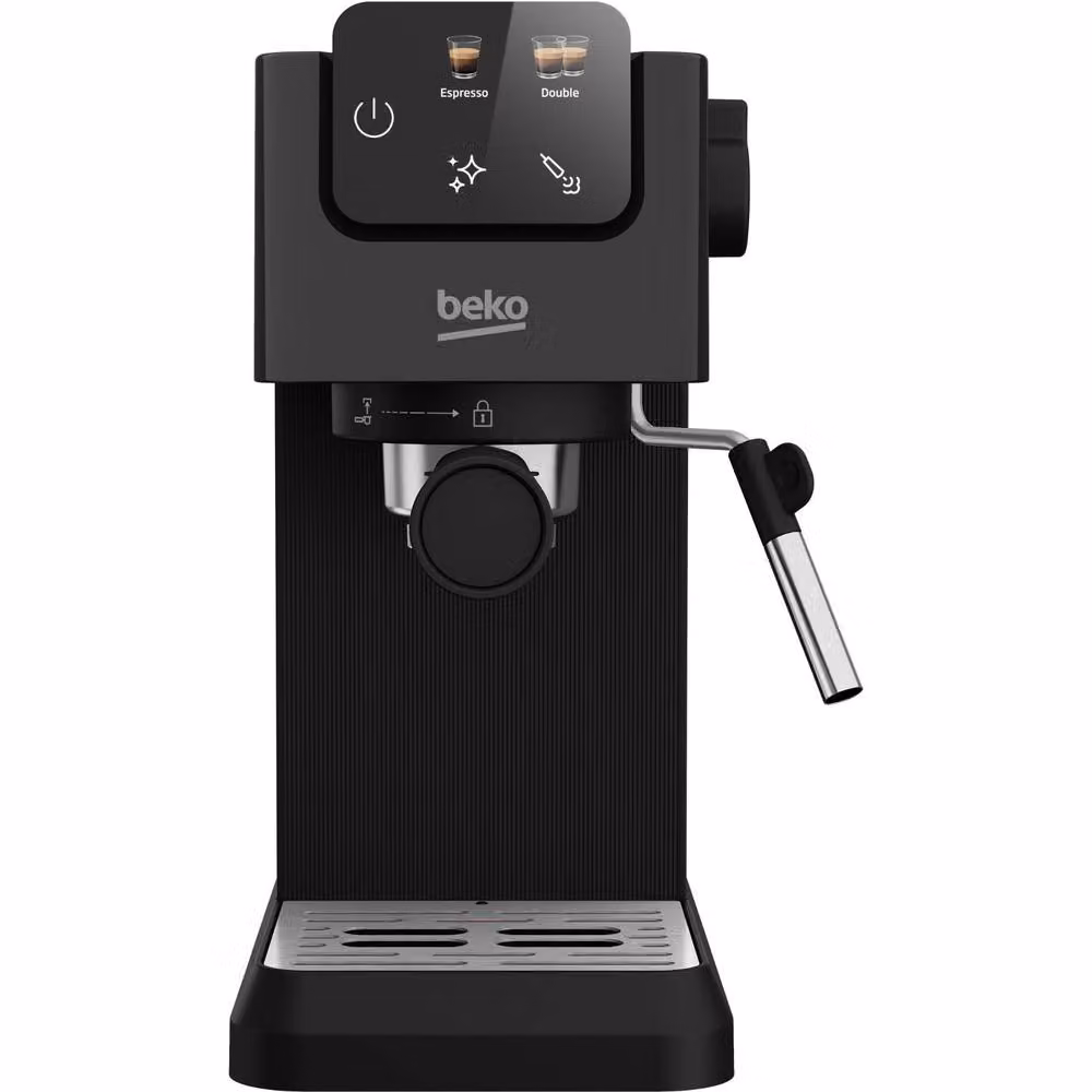 Beko CaffeExperto Manual Espresso Machine with Integrated Milk Frother and Touch Display, Black, W: 42.5 cm, D: 31.0 cm, H: 14.5 cm – 9