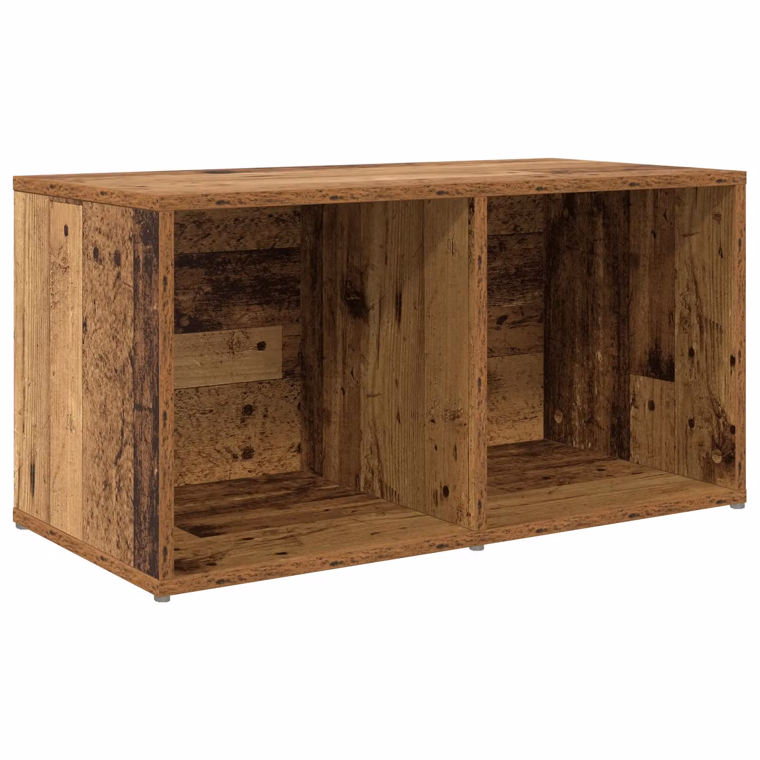 Berkfield Home TV Cabinet with Storage in Brown Old Wood Engineered Wood – 1