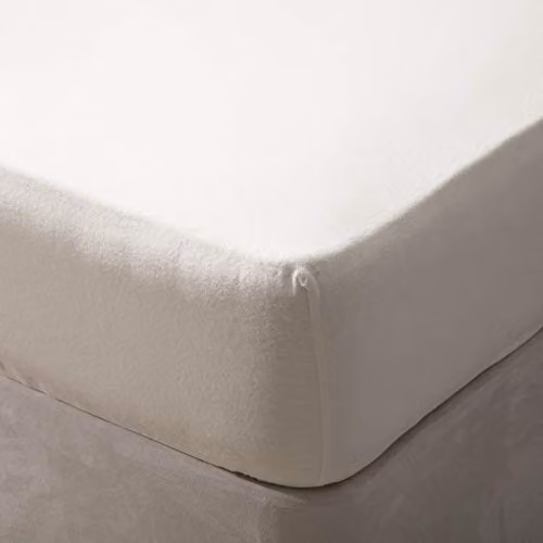 Belledorm Brushed Cotton Flannelette Fitted Sheet, Beige, W: 90 cm, L: 200 cm – 1